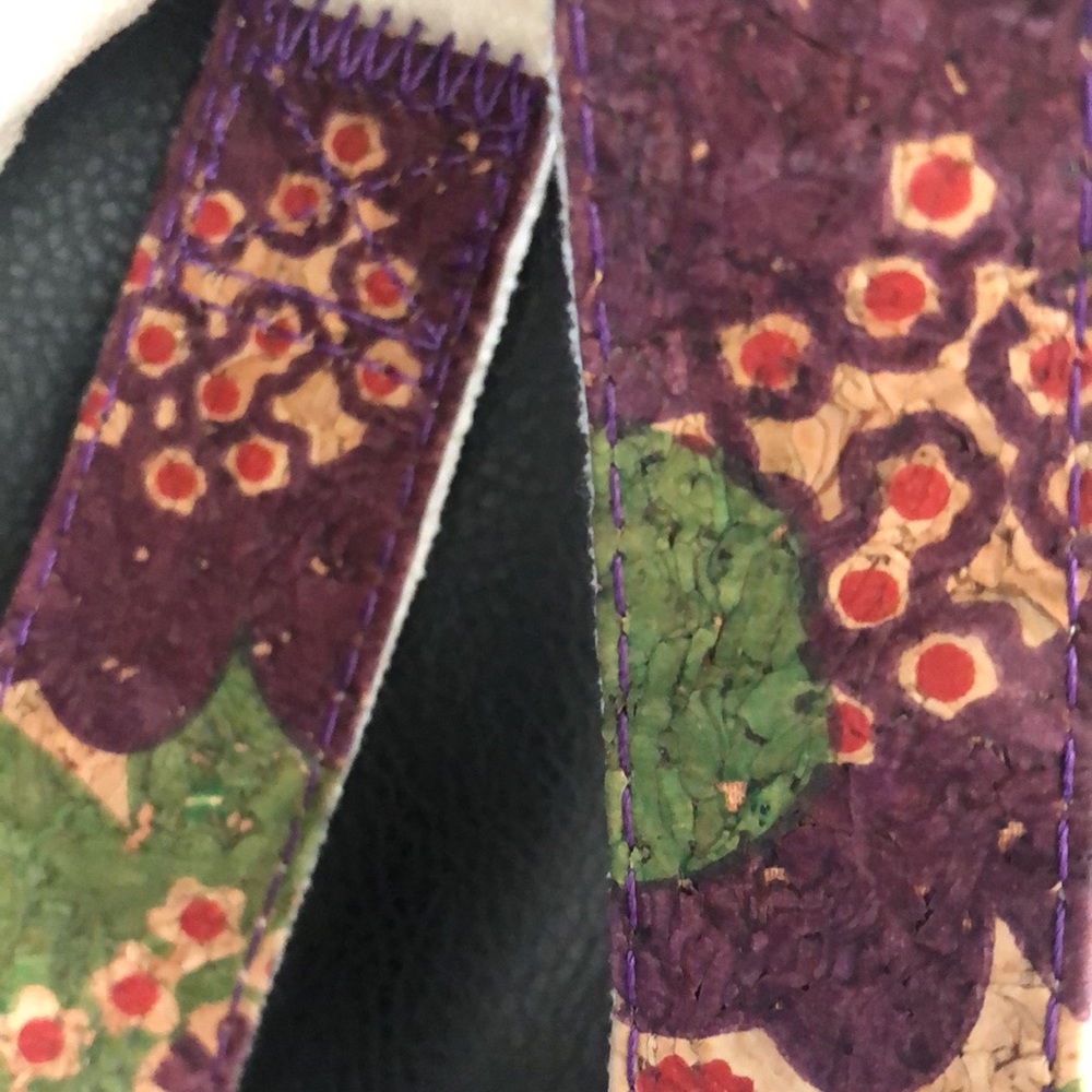 Casual Canine Natural Cork Lead With Bamboo Lining Purple - Picture 3 of 4